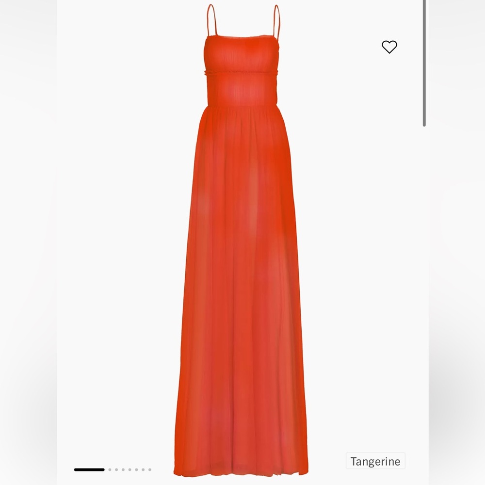 VERA WANG BRIDESMAID DRESS tangerine